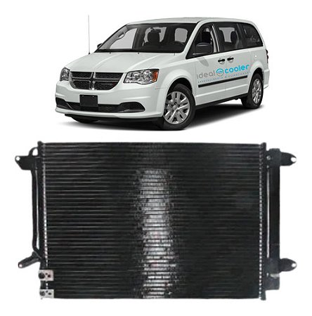 Condensador Dodge Truck Caravan W/dual Ano 1996 Até 2000