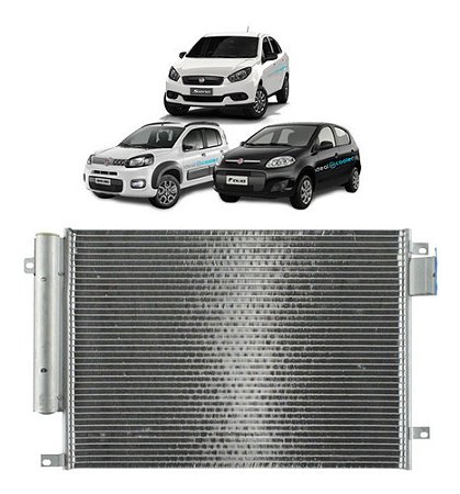 Condensador Fiat Uno Palio Grand Siena - Sistema Valeo. Novo