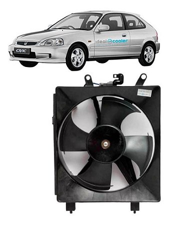 Gmv/eletro Ventilador Honda Civic 01 A 05 Lado Motorista