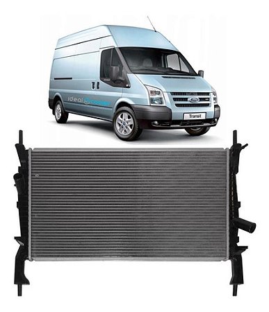 Radiador Ford Transit 2.4 Tdci Diesel S/ar 2008 Em Diante
