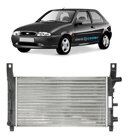 Radiador Ford Fiesta Espanhol 1989 Até 1995 S/ Ar