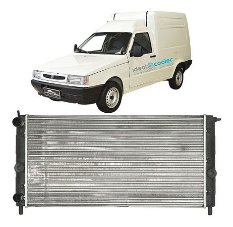 Radiador Fiorino 1.5 / 1.6 (argentino) 1990 Até 2000 Sem Ar