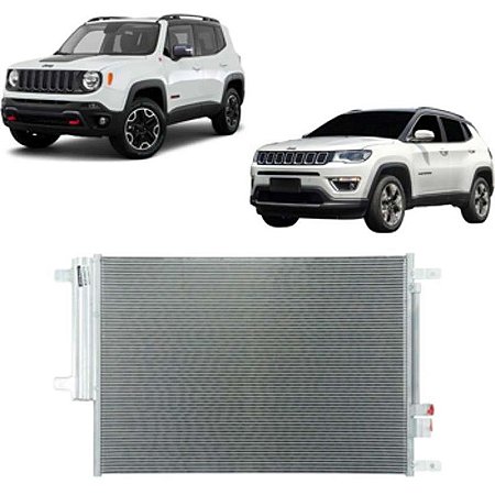 Condensador Jeep Compass Renegade 2015 a 2019 Denso