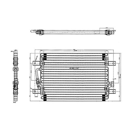 Condensador Fiat Palio 1996 a 2011 Denso