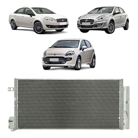 Condensador Fiat Bravo Linea Punto 2008 a 2017 Dohc L Denso