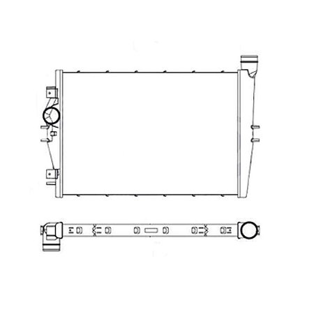 Intercooler Mercedes-Benz O-500 Rsd 1990 a 2000 Visconde-Modine