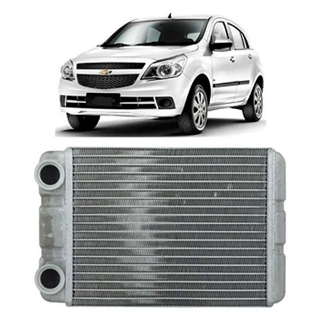 Radiador Aquecimento Chevrolet Agile 2010 a 2014 Com Ar Mahle