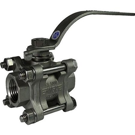 Válvula Esfera Tripartida Passagem Reduzida Total Inox 2" - PR