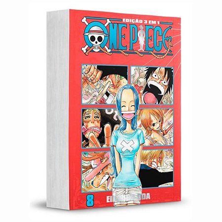 Mangá One Piece - 3 em 1 Volume 8