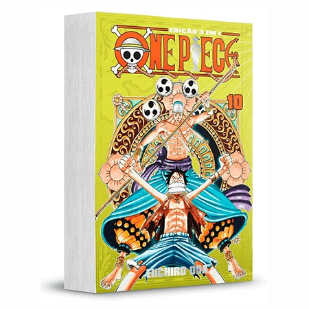Mangá One Piece - 3 em 1 Volume 10