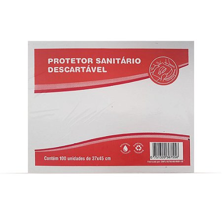 Protetor de Assento Sanitário Descartável c/ 100 unidades