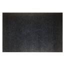 Tapete Home Agulhado Liso Preto 39CM X 59CM