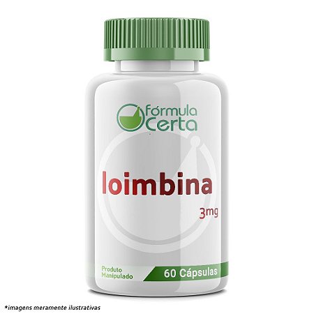 Ioimbina 3mg 60 Cápsulas