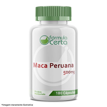 Maca Peruana 500mg 120 Cápsulas