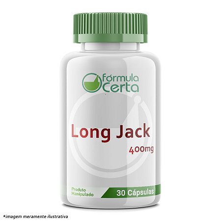 Long Jack 400mg Cápsulas Estimulante Sexual