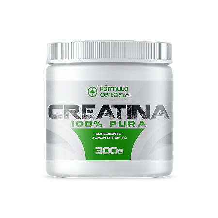 CREATINA 100% PURA - 300G (COM LAUDO)