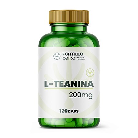 L-Teanina 200mg 120 Cápsulas