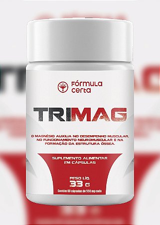 TRIMAG – Suporte Diário para Músculos e Ossos Forte!