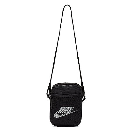 Bolsa Shoulder Bag Nike Heritage S Smit - Preto+Branco