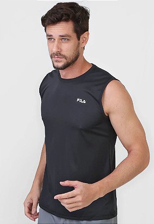 Camiseta Fila Basic Sports Masculina - Preto