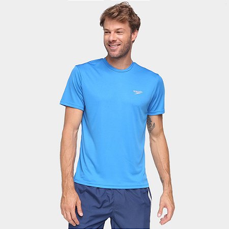 Camiseta Speedo Masculino Interlock  - Azul