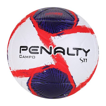 Bola de Futebol Campo Penalty S11 R2 II XXI - Branco+Roxo