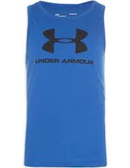 REGATA UNDER ARMOUR MASCULINO SPORTSTYLE LOGO TANK - AZUL