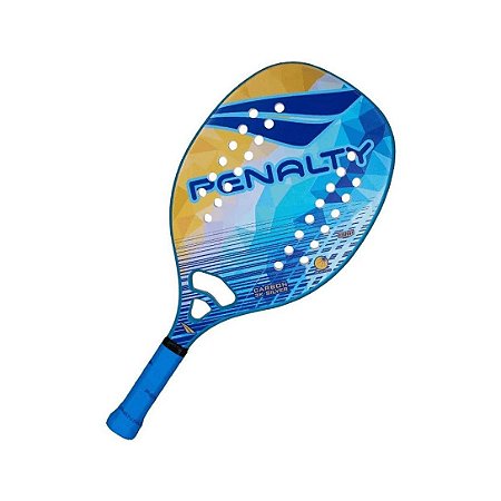 Raquete Beach Tennis Carbon 3K Silver XXI - Penalty - Azul