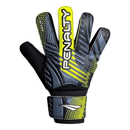 LUVA GOLEIRO PENALTY DELTA 1-PRETO AMARELO - Adulto