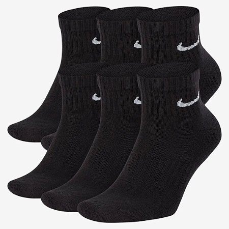 Meia Nike Everyday Cushioned Unissex (6 Pares) - Original - NF