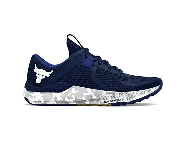 Tenis Masculino Under Armour Project Rock BSR 2 Marble Azul - Claus Sports  - Loja de Material Esportivo - Tênis, Chuteiras e Acessórios Esportivos