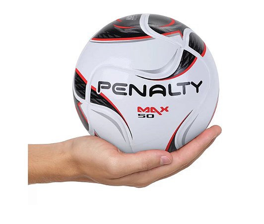 Bola Penalty Futsal Max 50 Term XXII Branco Preto