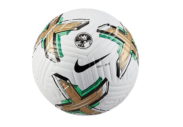 Bola Nike Campo Academy Premier League Branco Dourado Verde