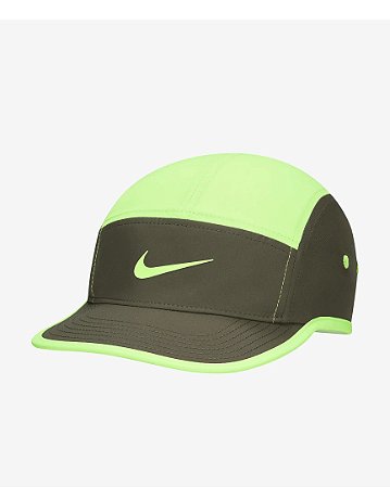 Boné Nike Dri Fit Flay Verde Marrom