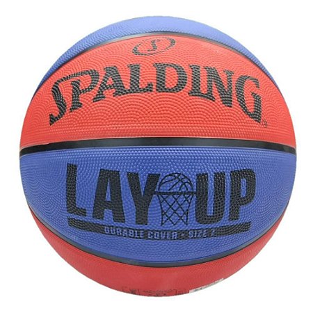 Bola de Basquete Spalding Lay Up - Azul/Vermelho - Tam 7