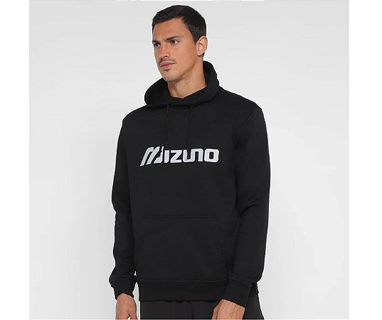 Blusa Moletom Mizuno Soft New Masculino - Preto