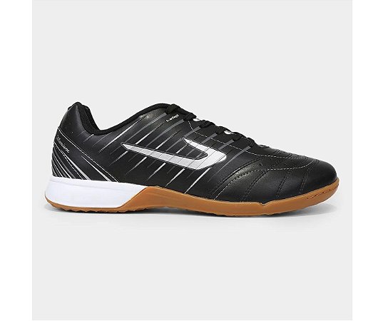 Chuteira Topper Futsal Titanium IX - Preto Prata