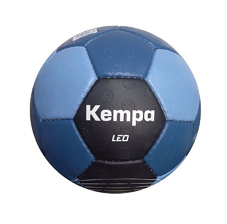 Bola Kempa Handebol Leo Tam 3 Azul Preto