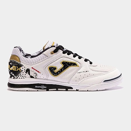 Chuteira Joma Futsal Top Flex Rebound Branco Preto