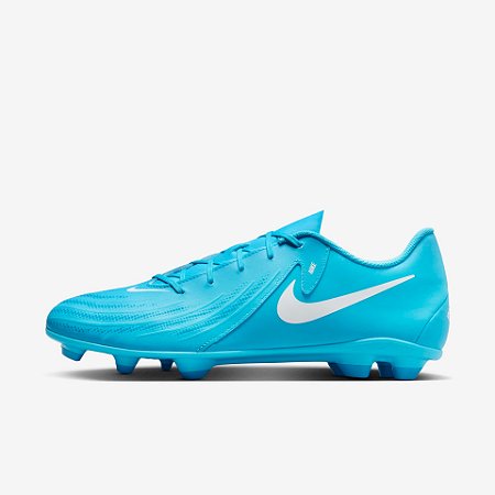 Chuteira Nike Campo Phantom GX II Club FG/MG Masculino Azul