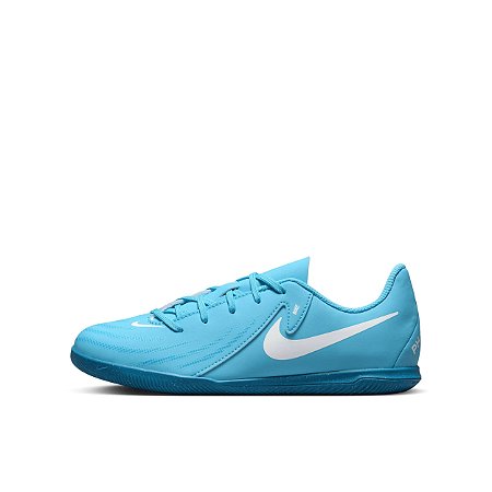 Chuteira Nike Futsal Phantom GX II Club Infantil Azul