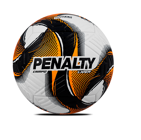 Bola Penalty Campo Lider XXV Branco Laranja Preto