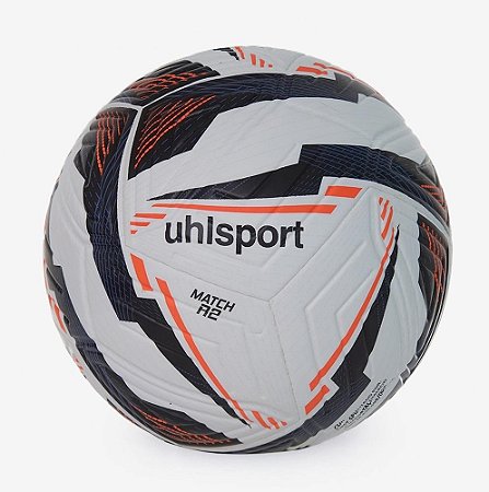 Bola Uhlsport Campo Match R2 Brasileirão 2025 72502C Preto Laranja