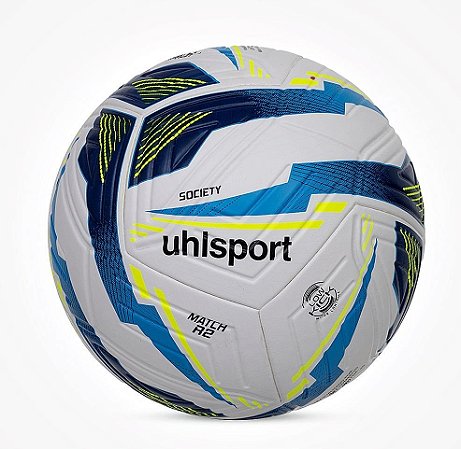 Bola Uhlsport Society Match R2 -Preto Azul Amarelo 72502S