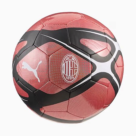 Bola Puma Campo AC Milan Culture Vermelho Preto