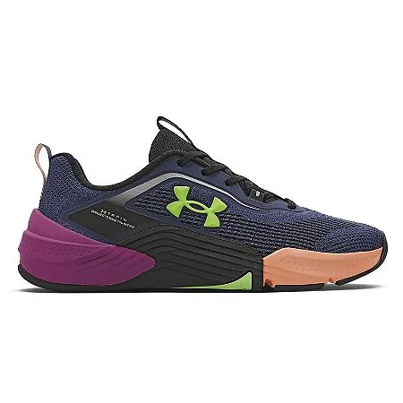 Tenis Under Armour Tribase Reps 2 SE Feminino Azul Roxo Verde