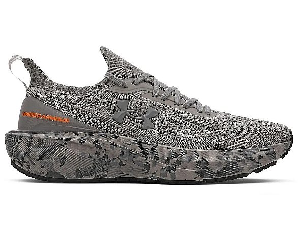 Tenis Under Armour Charged Quicker 2 Cinza Camuflado