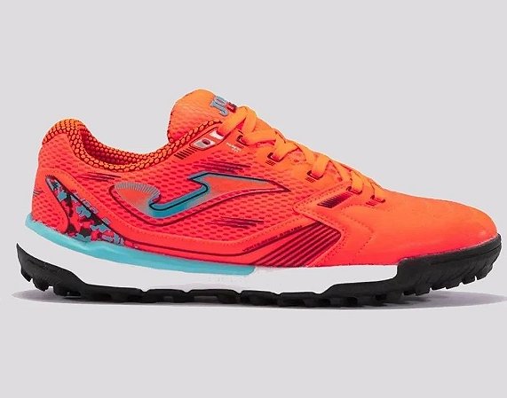 Chuteira Joma Society Liga 5 Laranja Azul