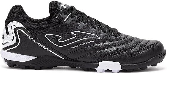 Chuteira Joma Society Maxima Preto e Branco