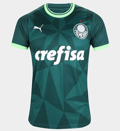 Camisa Puma Palmeiras I 23/24 Torcedor Masculino Verde
